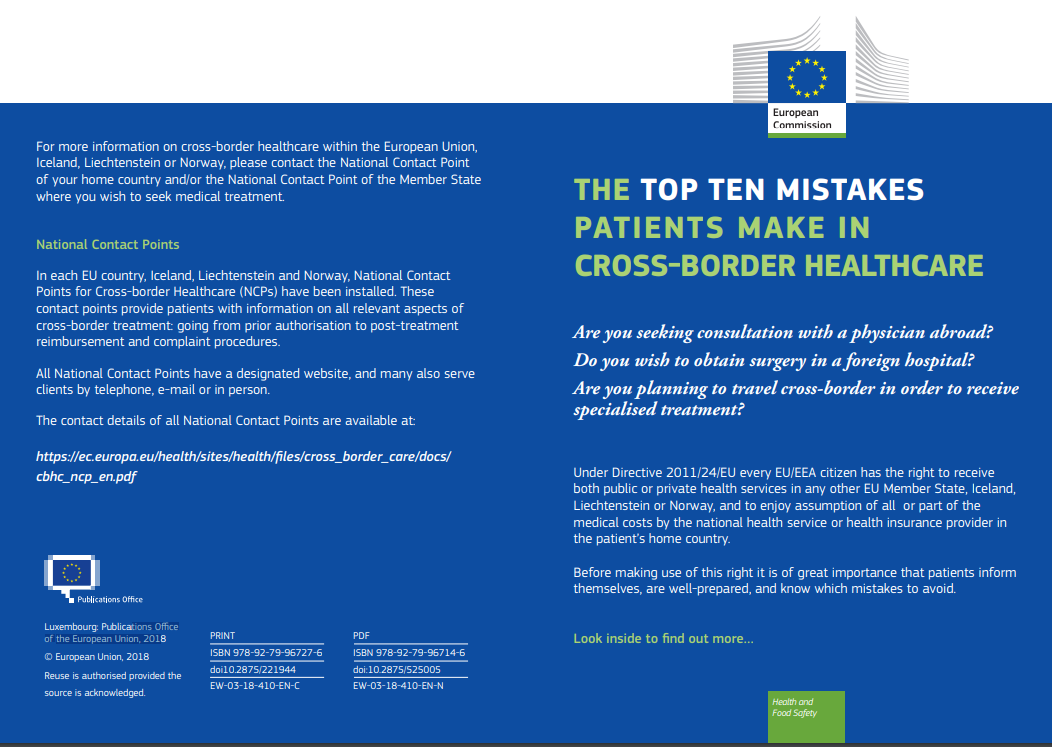 Read more about the article The Top Ten Mistakes in Cross-border Healthcare