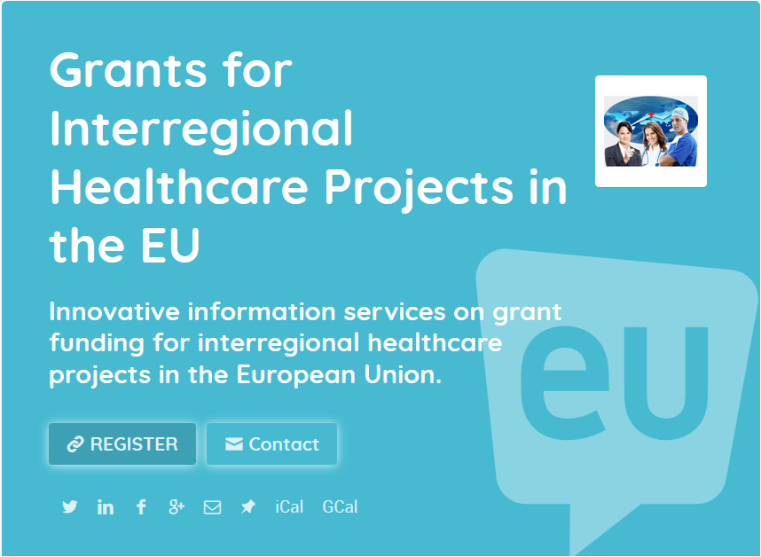 Read more about the article Grants for Interregional Healthcare Projects in the EU, May 7-14, 2019